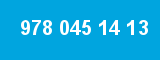978 045 14 13